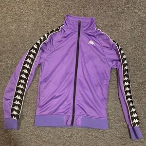 SOLD ❌Kappa Men's 222 Banda Anniston Track Jacket Purple/Black Size S